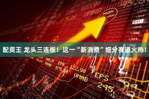 配资王 龙头三连板！这一“新消费”细分赛道火热！
